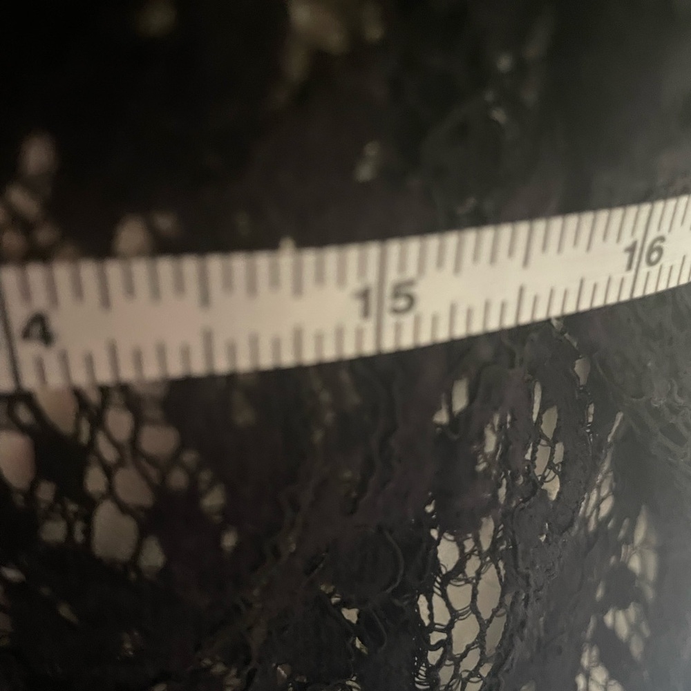 Bar III Elegant Black Lace Top - EUC - Picture 7 of 10